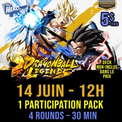 Dragonball Legends - Deck Limited Battle - Samedi le 14 Juin 12h